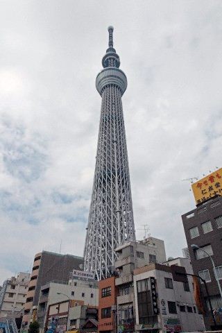 Với chiều cao 634m, Tokyo Sky Tree là ngọn tháp truyền hình cao nhất thế giới.